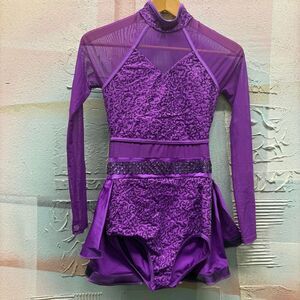 Weissman Showtime 13342 Too Cool Purple Girl Power Dance Costume Jazz Tap Acro